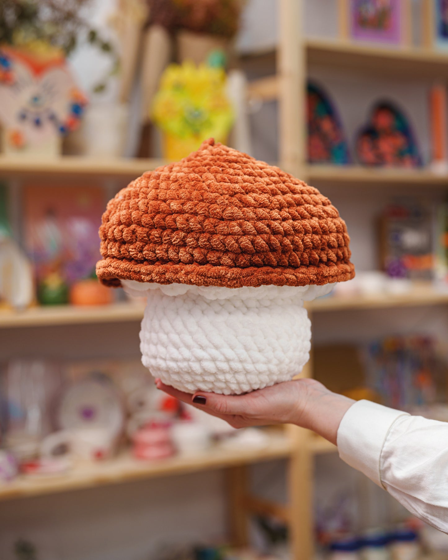 Cojín Seta de Crochet