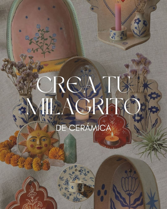 Crea tu Milagrito de cerámica