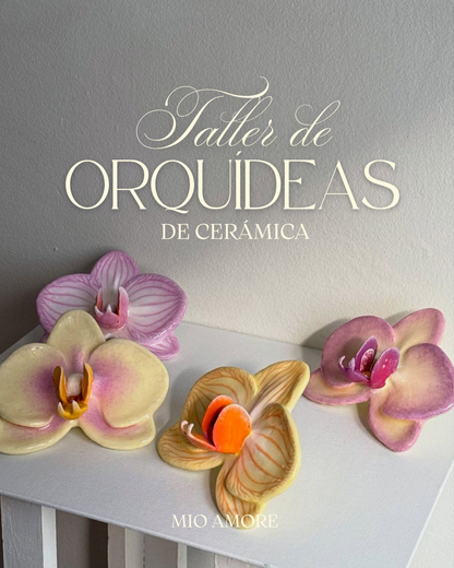 Crea tu Orquídea de Cerámica