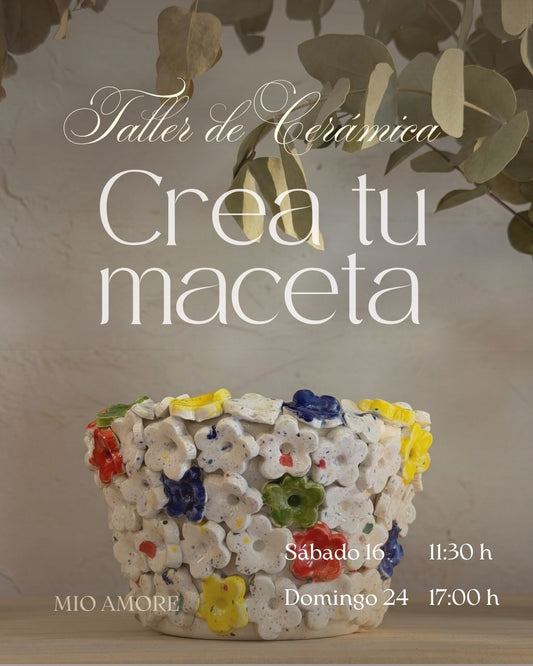 Crea tu maceta de Cerámica