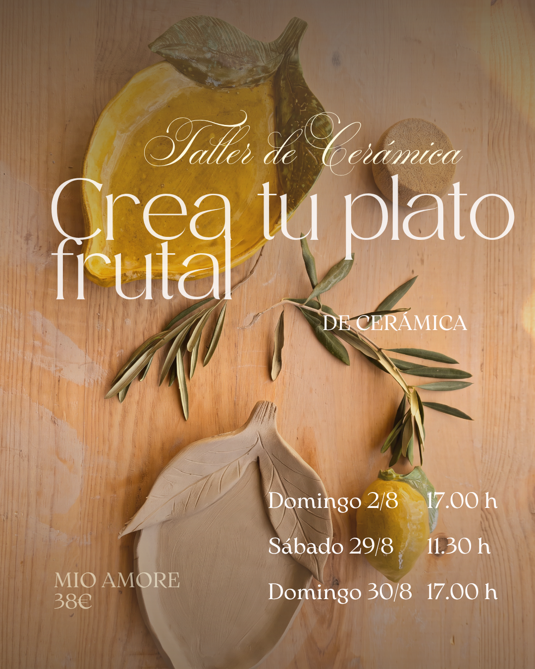 Crea tu Plato de Cerámica Frutal