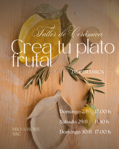 Crea tu Plato de Cerámica Frutal