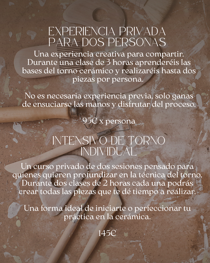 Clases privadas de torno