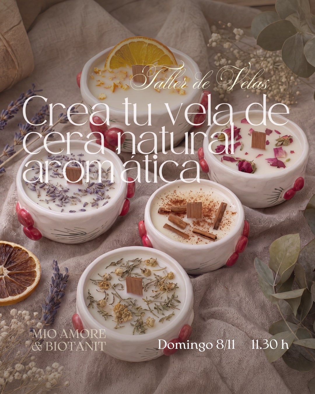 Taller de Velas decorativas