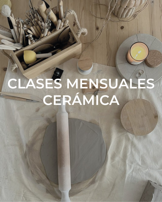 Clases Mensuales de Cerámica x4