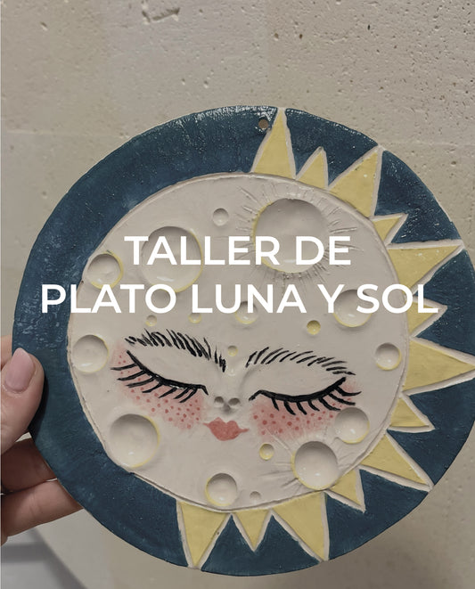 Taller Crea tu Plato de cerámica Luna y Sol