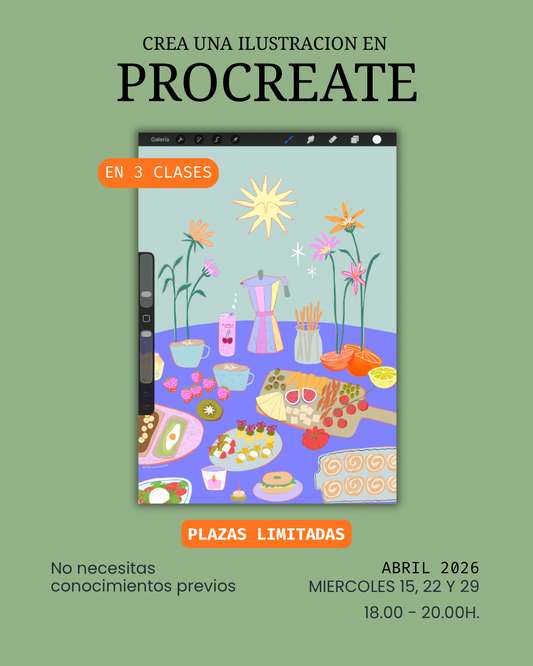 Taller de ilustración digital con Procreate