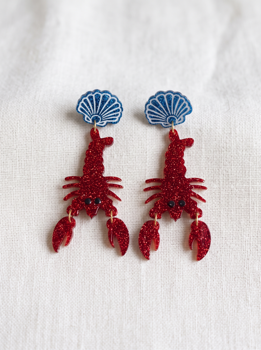 Pendientes Langosta