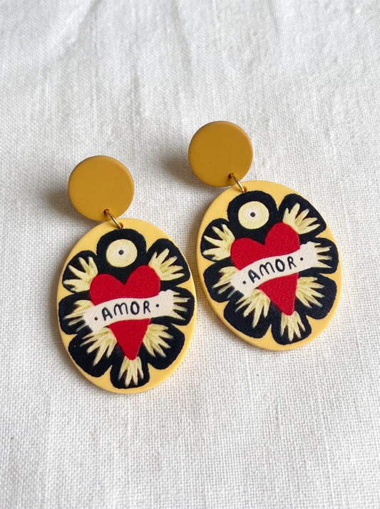 Pendientes Amor Amor