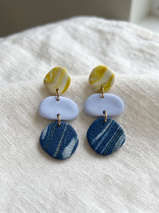 Pendientes Cora Azul