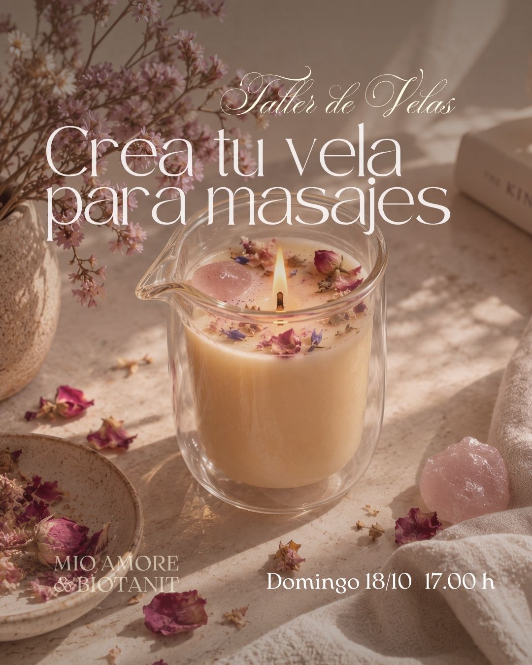 Taller de Velas para masajes